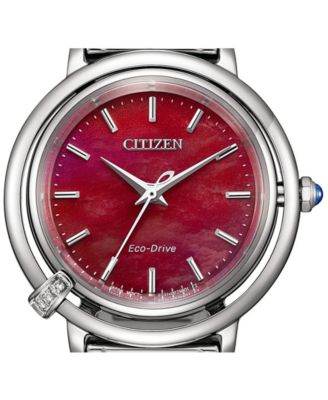 Eco-Drive Women's L Arcly Diamond Accent Stainless Steel Bracelet Watch 31mm