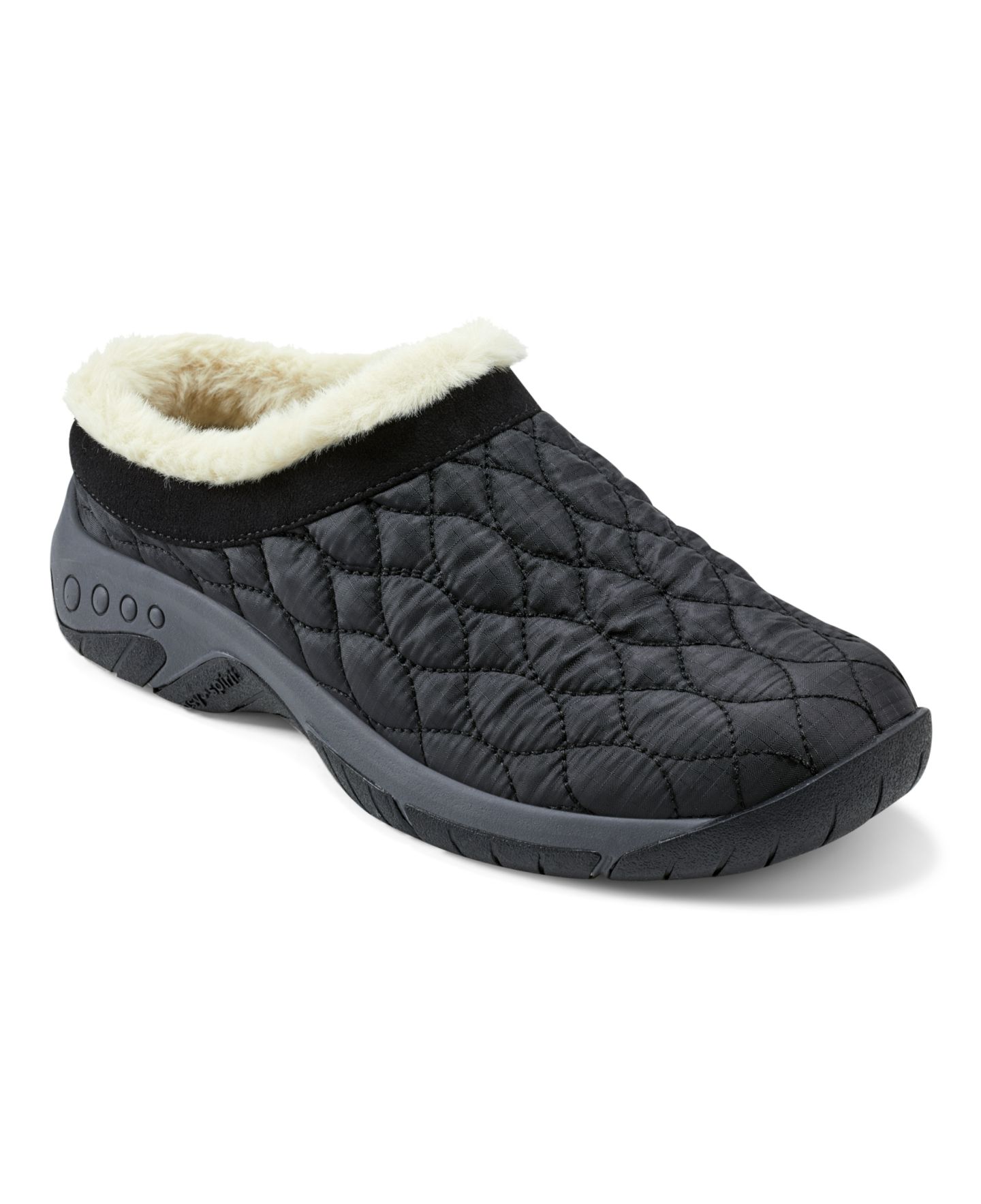 Женские сабо Easy Spirit Wimmy Cozy Quilted Mules, цвет: Чёрный — фото 1