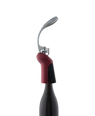 Vertical Lever Corkscrew with Foil Cutter, Merlot