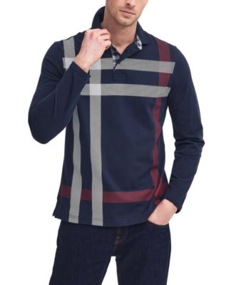 Balfour Blue Tartan Long Sleeve Button Shirt