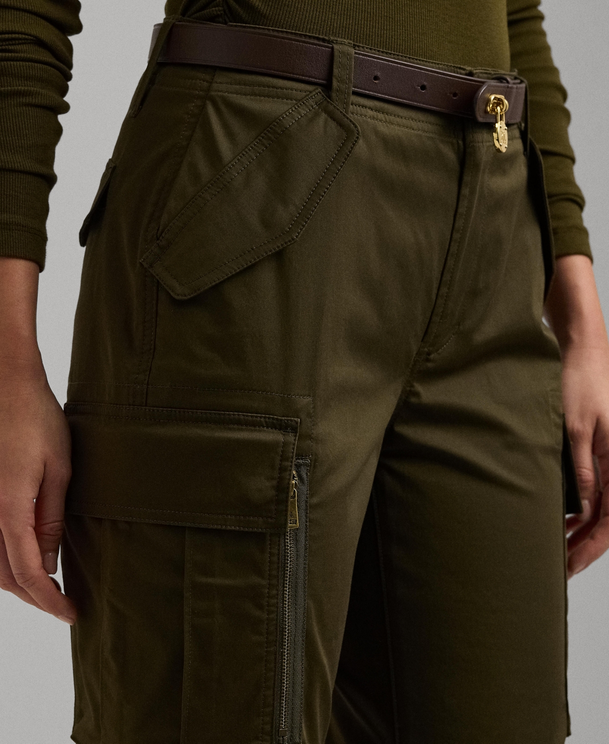 Lauren Ralph Lauren Women's Sateen Cargo Pants