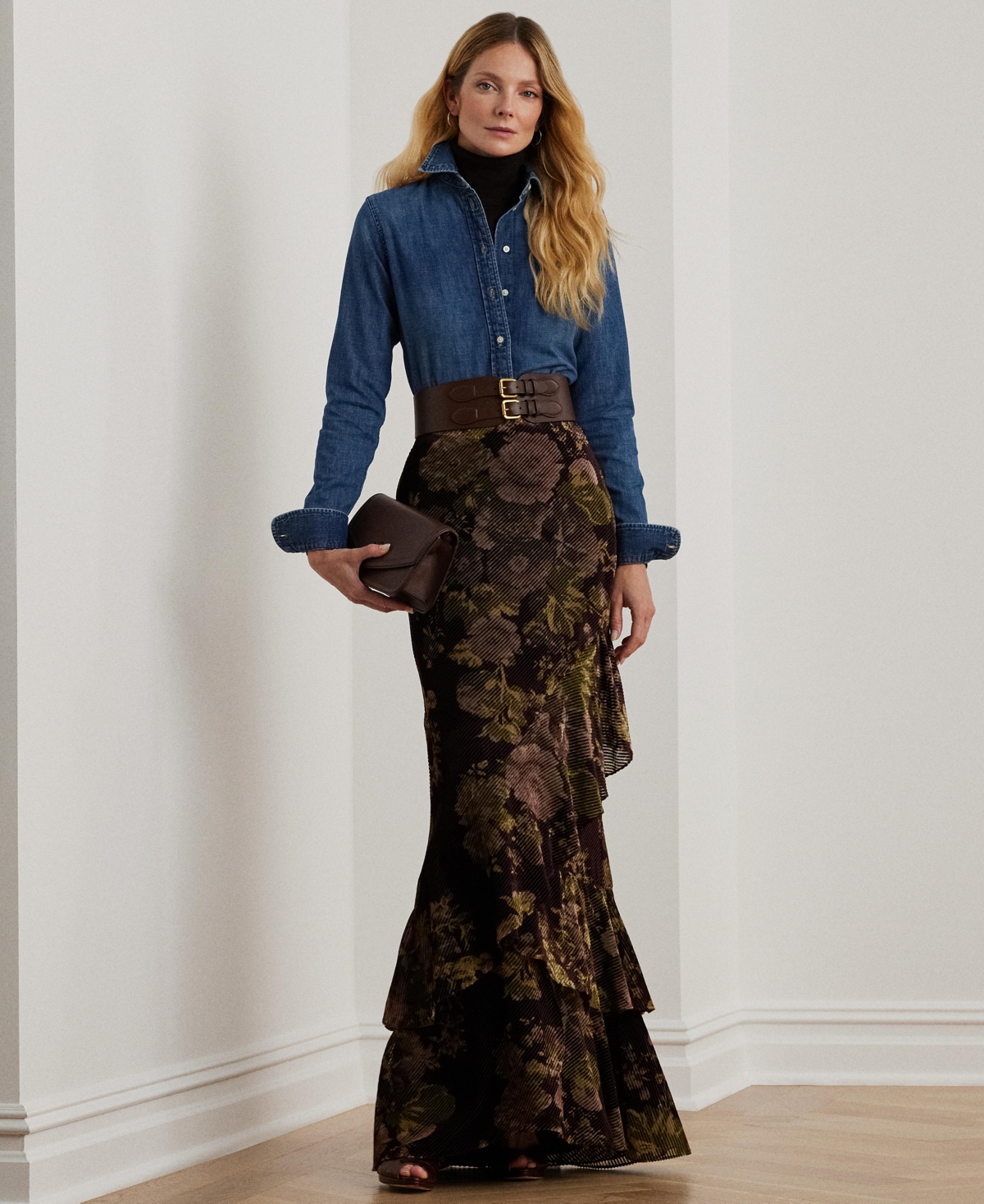 Lauren Ralph Lauren Women's Straight-Fit Denim Shirt