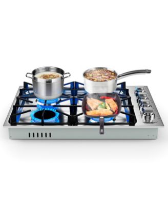 30 Inch Gas Cooktop with 4 Powerful Burners and ABS Knobs