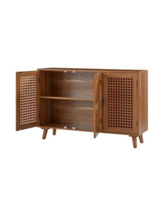 Gius Contemporary Accent Cabine with Beech Wood Doors