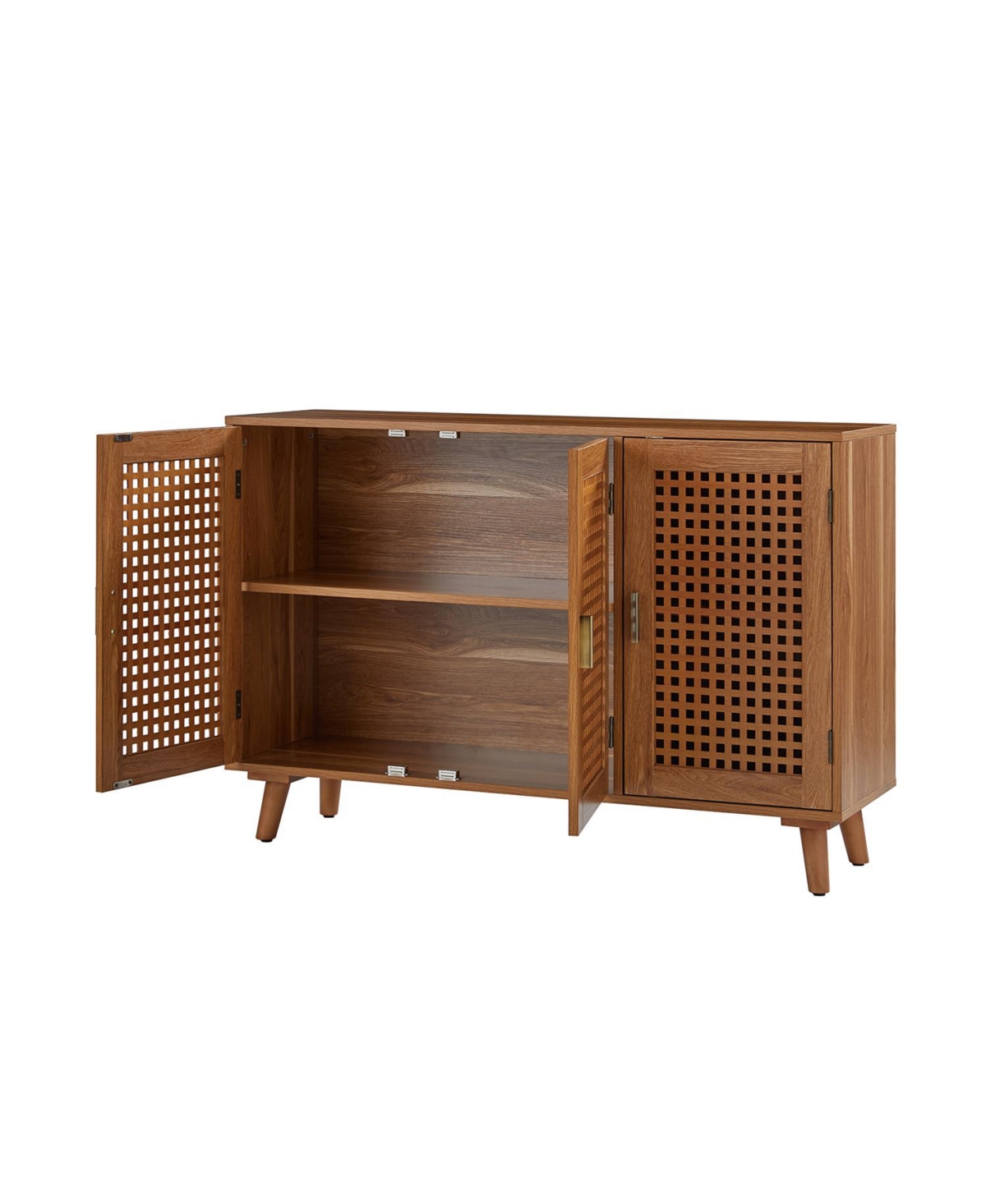 Hulala Home Gius Contemporary Accent Cabine with Beech Wood Doors