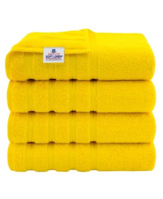 Edison Luxury 100% Turkish Cotton 4-Piece Bath Towel Set