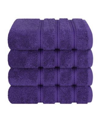 Edison Luxury 100% Turkish Cotton 4-Piece Hand Towel Set