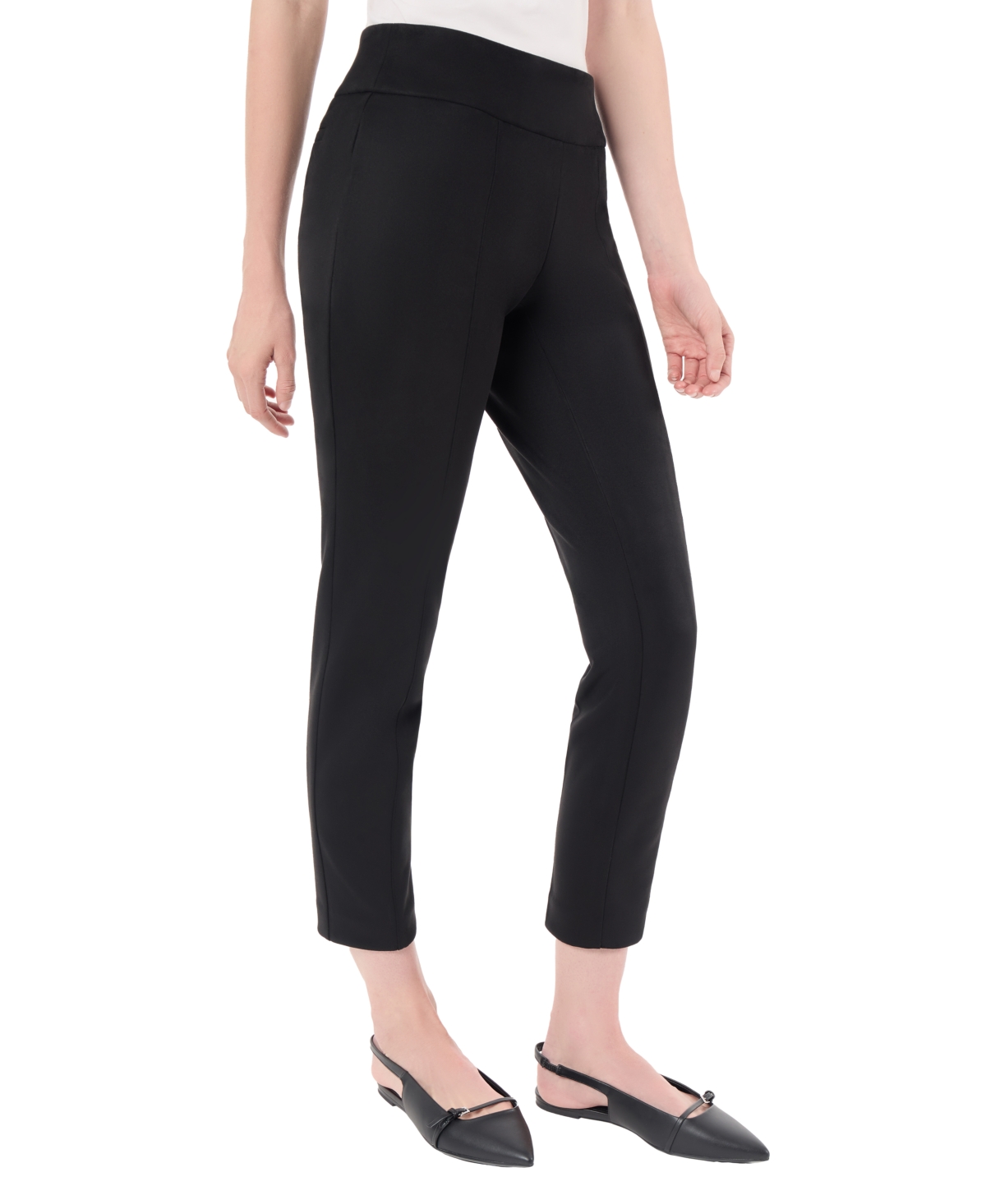 Jones New York Women's Pull-On Mid-Rise Ankle Pants