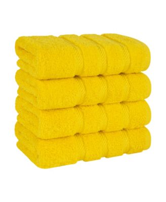 Edison Luxury 100% Turkish Cotton 4-Piece Hand Towel Set