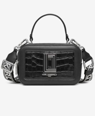 Karl lagerfeld adjustable strap shops crossbody bags