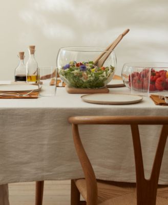 Serve Salad Set Oak Base