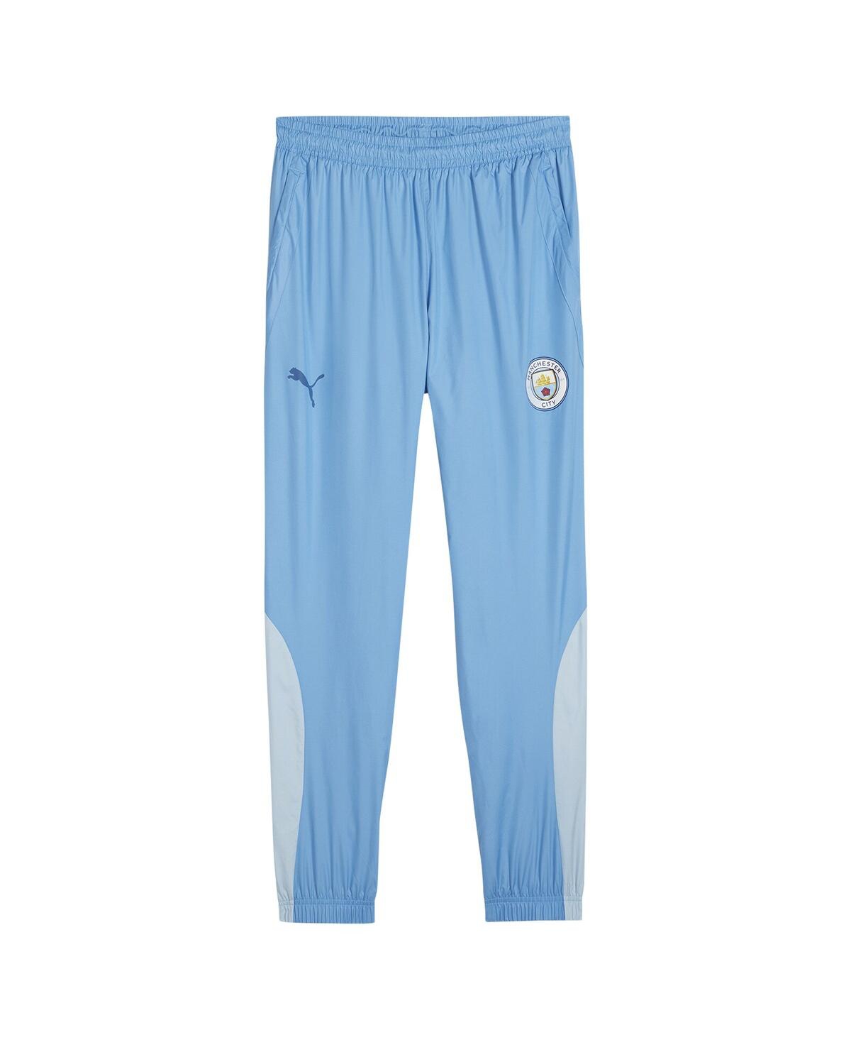 Puma Men's SkyManchester City 2023/24 Pre-Match Pants - Blue