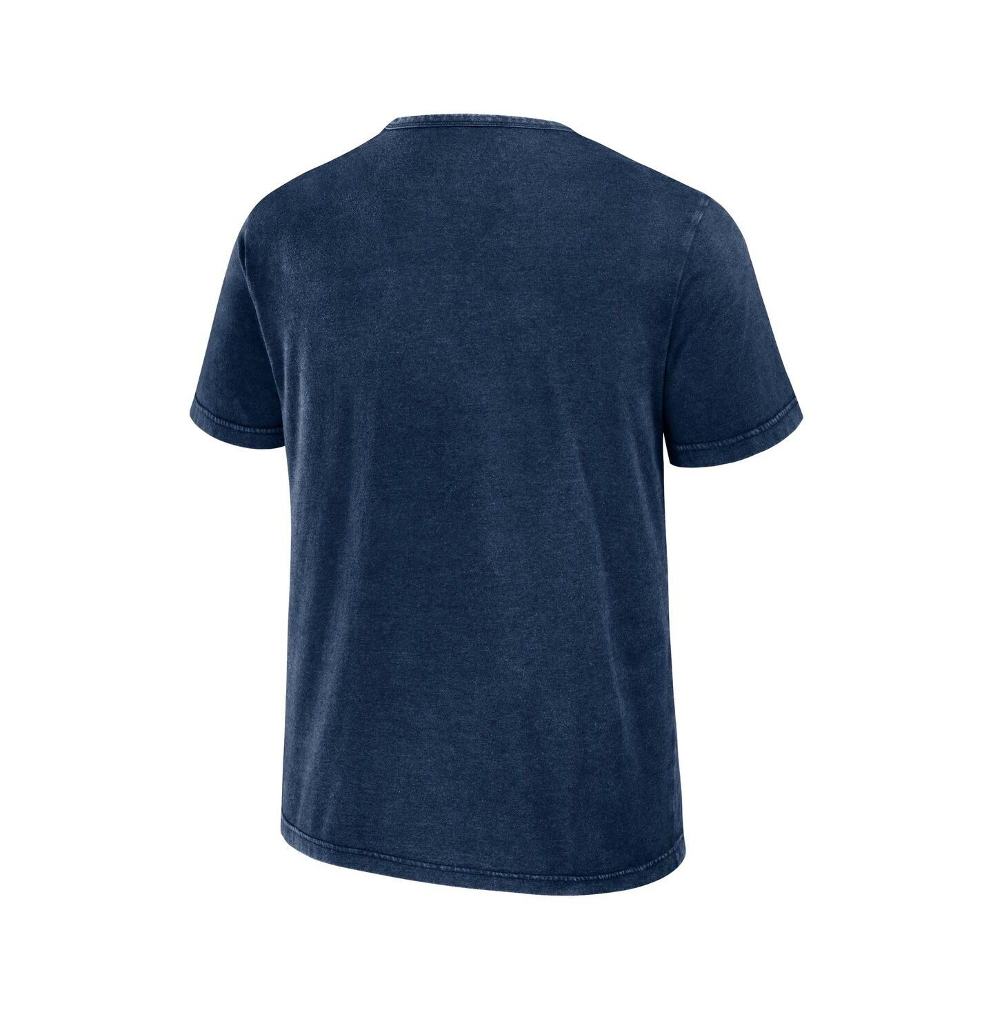 Мужская футболка Fanatics Navy New York Mets Cooperstown Collection Washed — фото 3