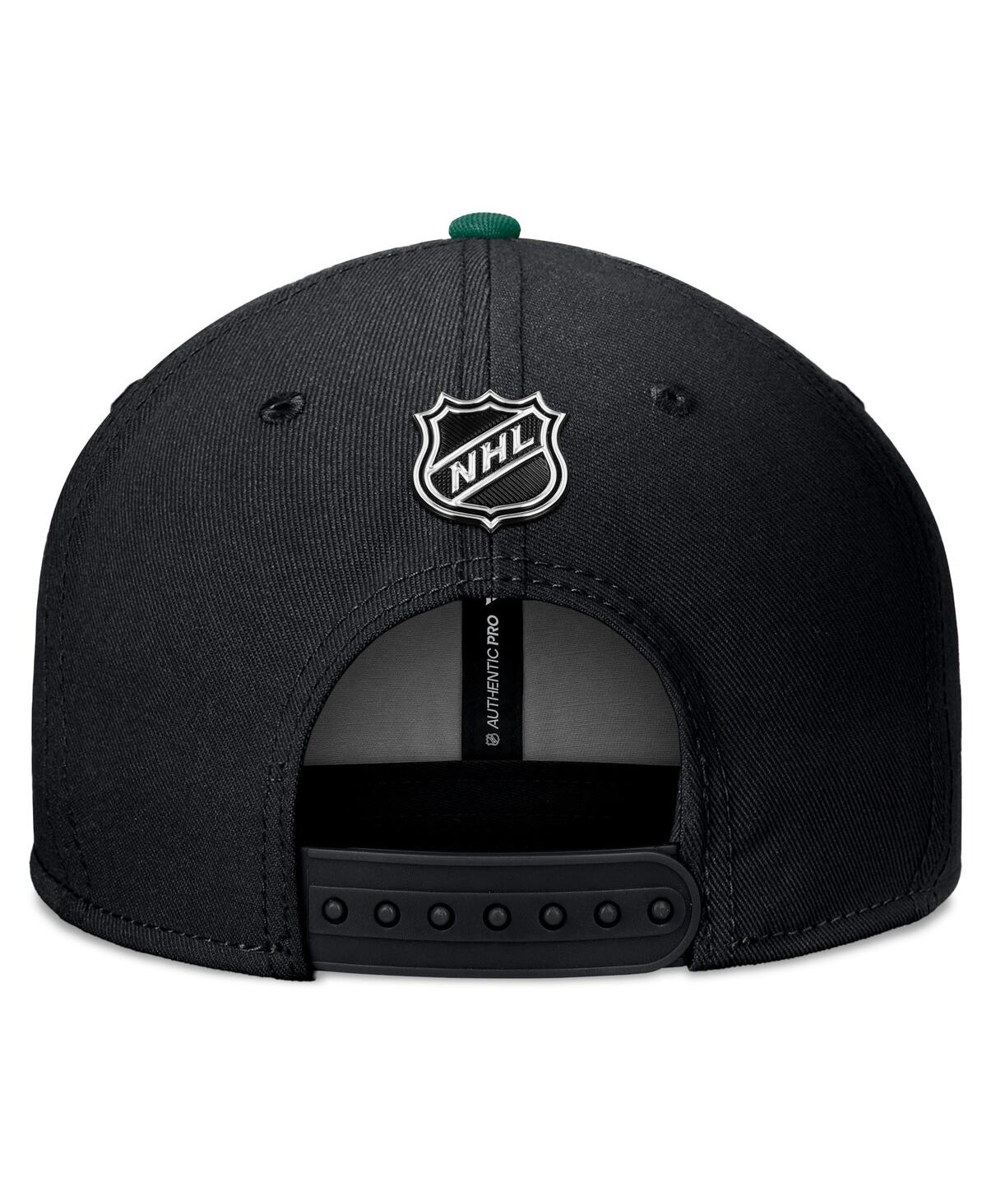 Fanatics Men'sMinnesota Wild 2024 Nhl Draft Snapback Hat - Black, Hunter Green