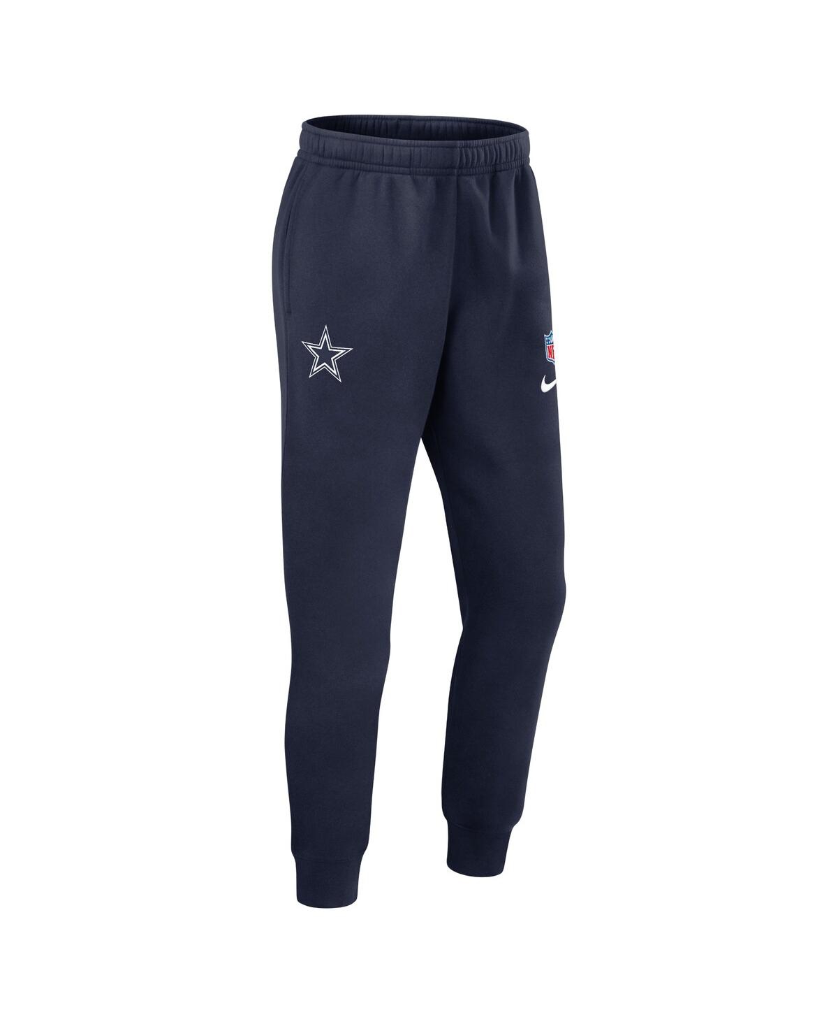 Nike Men'sDallas Cowboys 2024 Sideline Club Fleece Pants - Navy