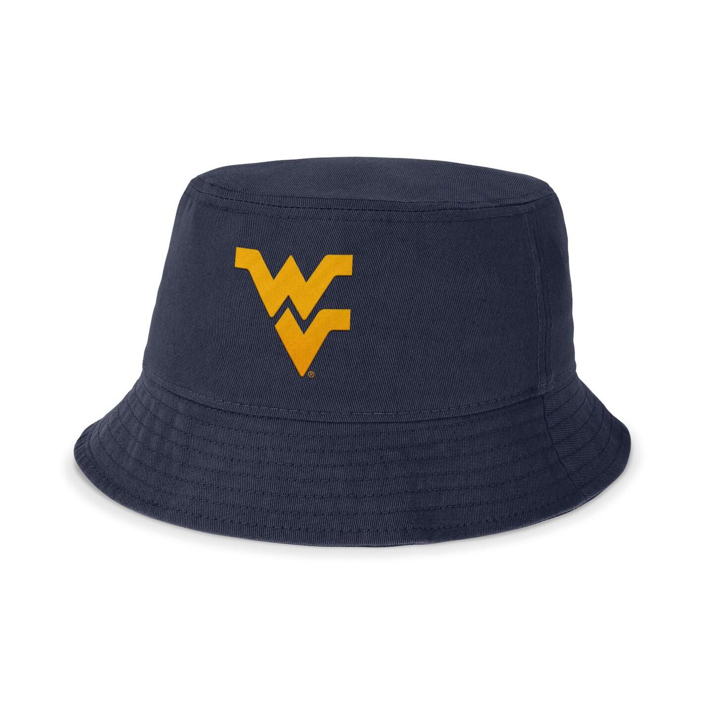 Мужская панама Nike Navy West Virginia Mountaineers Apex Bucket Hat — фото 1