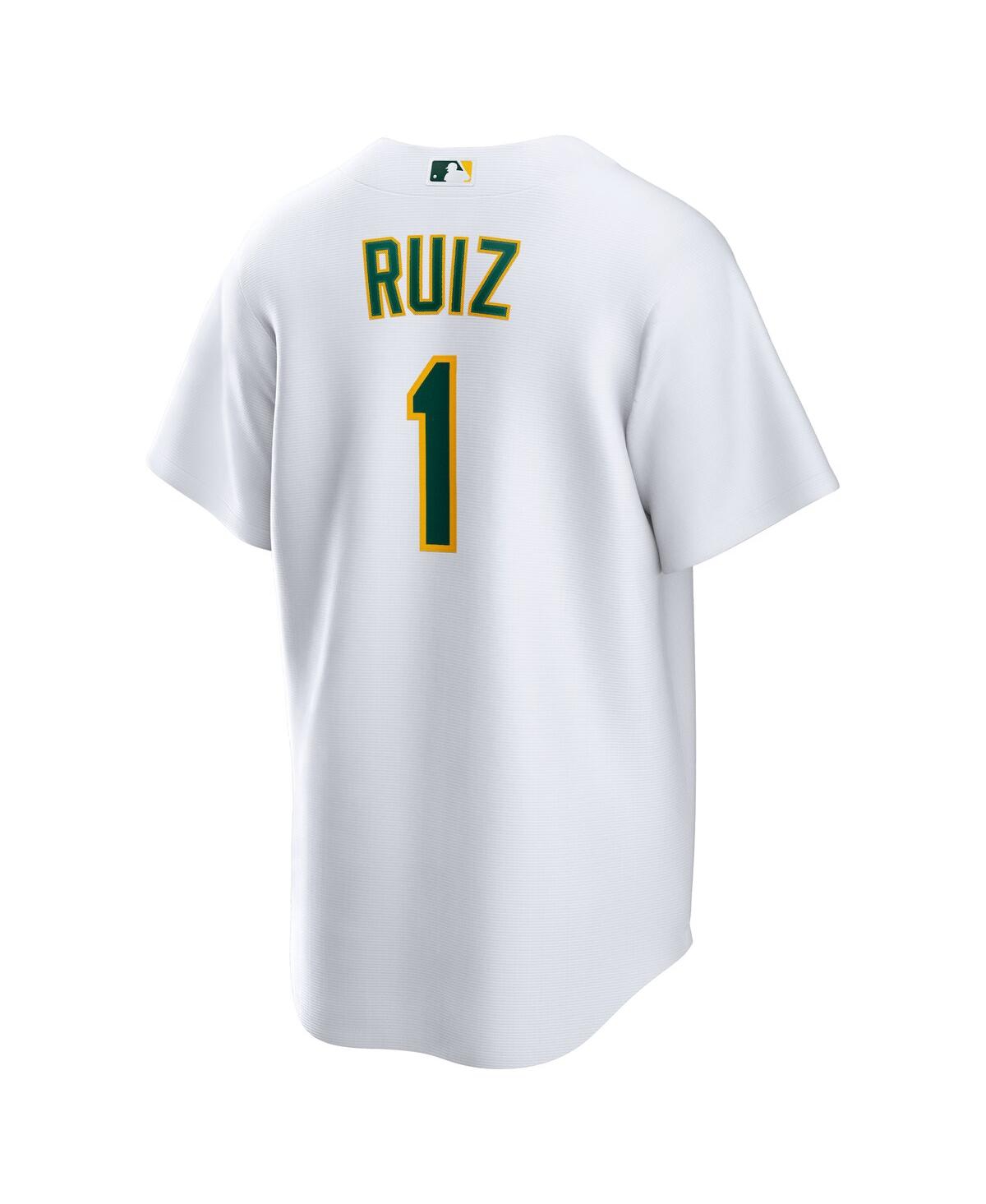 Nike Men's Esteury RuizOakland Athletics Home Replica Jersey - White