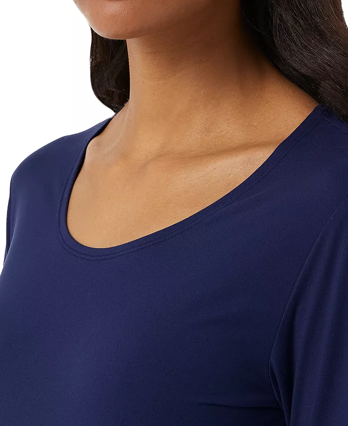 Women's Long-Sleeve Scoop-Neck Top - thumbnail 3