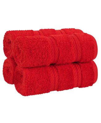 Edison Luxury 100% Turkish Cotton 4-Piece Washcloth Set