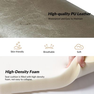 Modern Arm Chair with Sturdy Metal Tube Side