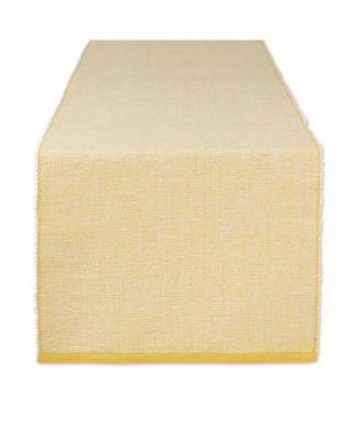 Design Imports Fine Ribbed Table Runner 13x72 inches