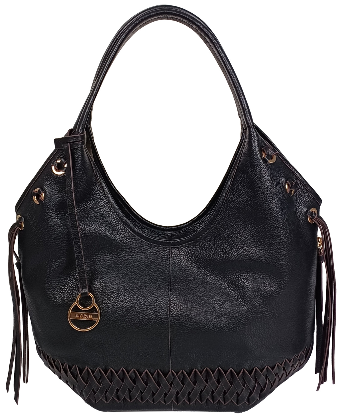 Julie Leather Hobo Bag - Chesnut