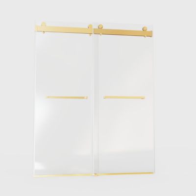Adjustable Semi-Frameless Sliding Shower Door