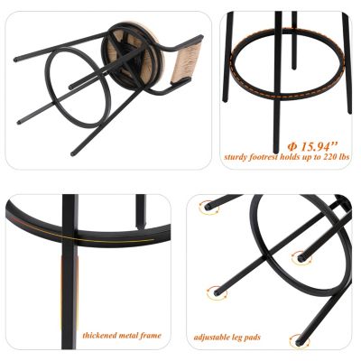 Farmhouse Bar Stool Ergonomic, Comfy