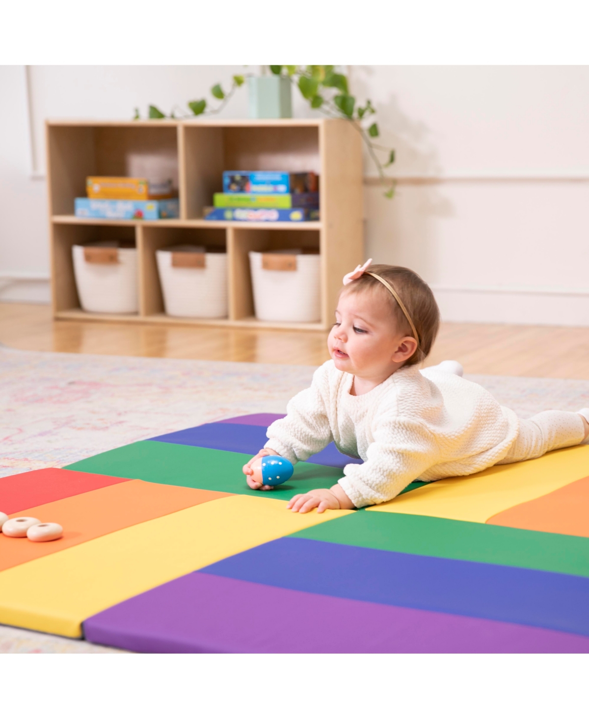 ECR4Kids SoftZone Turning Tiles Activity Mat, Assorted