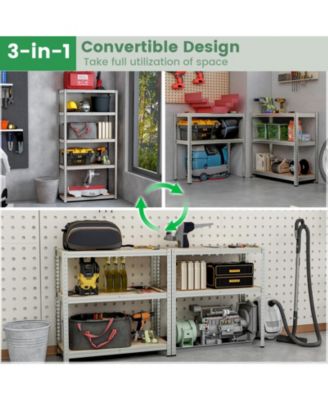 5-Tier Shelving Unit with 2000 LBS Capacity Heavy-Duty Storage Rack for Home &amp; Garage