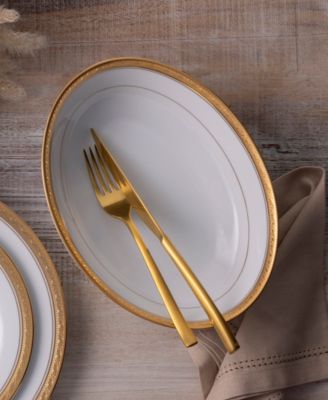 Crestwood Gold Oval Vegetable Bowl