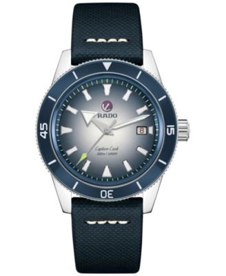 Men's Swiss Automatic Captain Cook Stainless Steel Bracelet Watch 42mm