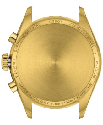 Men's Swiss Chronograph PR 100 Gold-Tone Stainless Steel Bracelet Watch 40mm