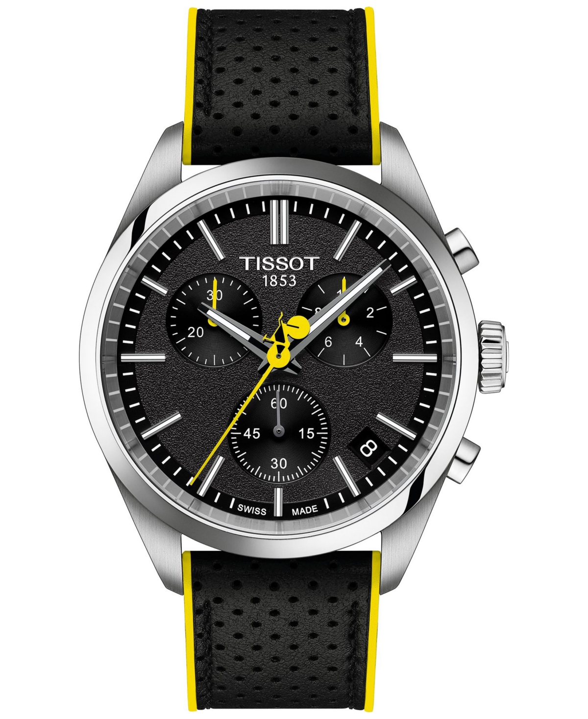 Tissot Men's Swiss Chronograph Pr 100 Tour De France Stainless Steel Bracelet Watch 40mm