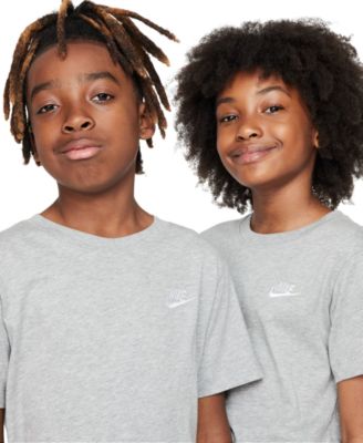  Big Kids Sportswear Embroidered Logo Graphic T-Shirt