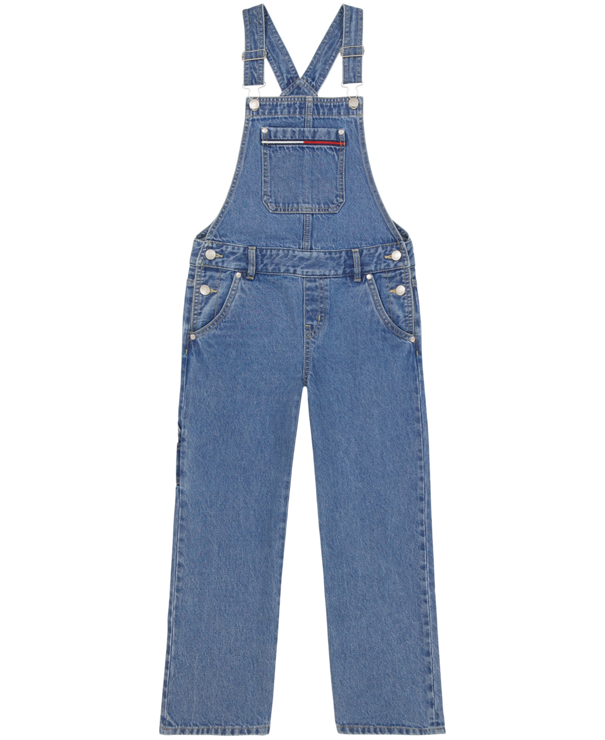 Tommy Hilfiger Toddler and Little Girls Denim Wide Leg Overall