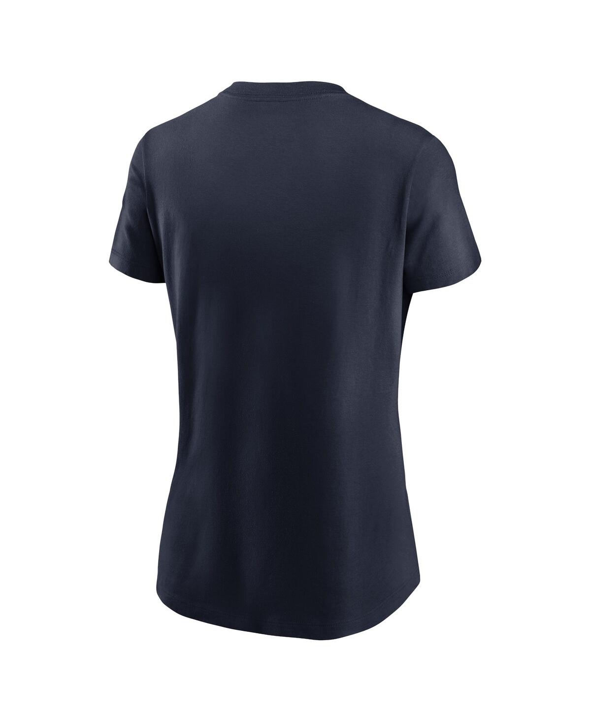 Nike Women's Navy Houston Texans Primary Logo T-shirt In Navy