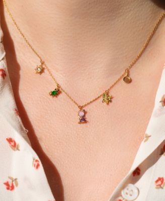 Disney Multi-Color Tangled Charm Necklace