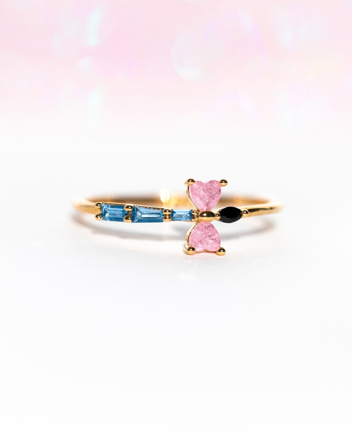 Girls Crew Disney Multi-color Winnie The Pooh Eeyore's Tail Ring In Gold