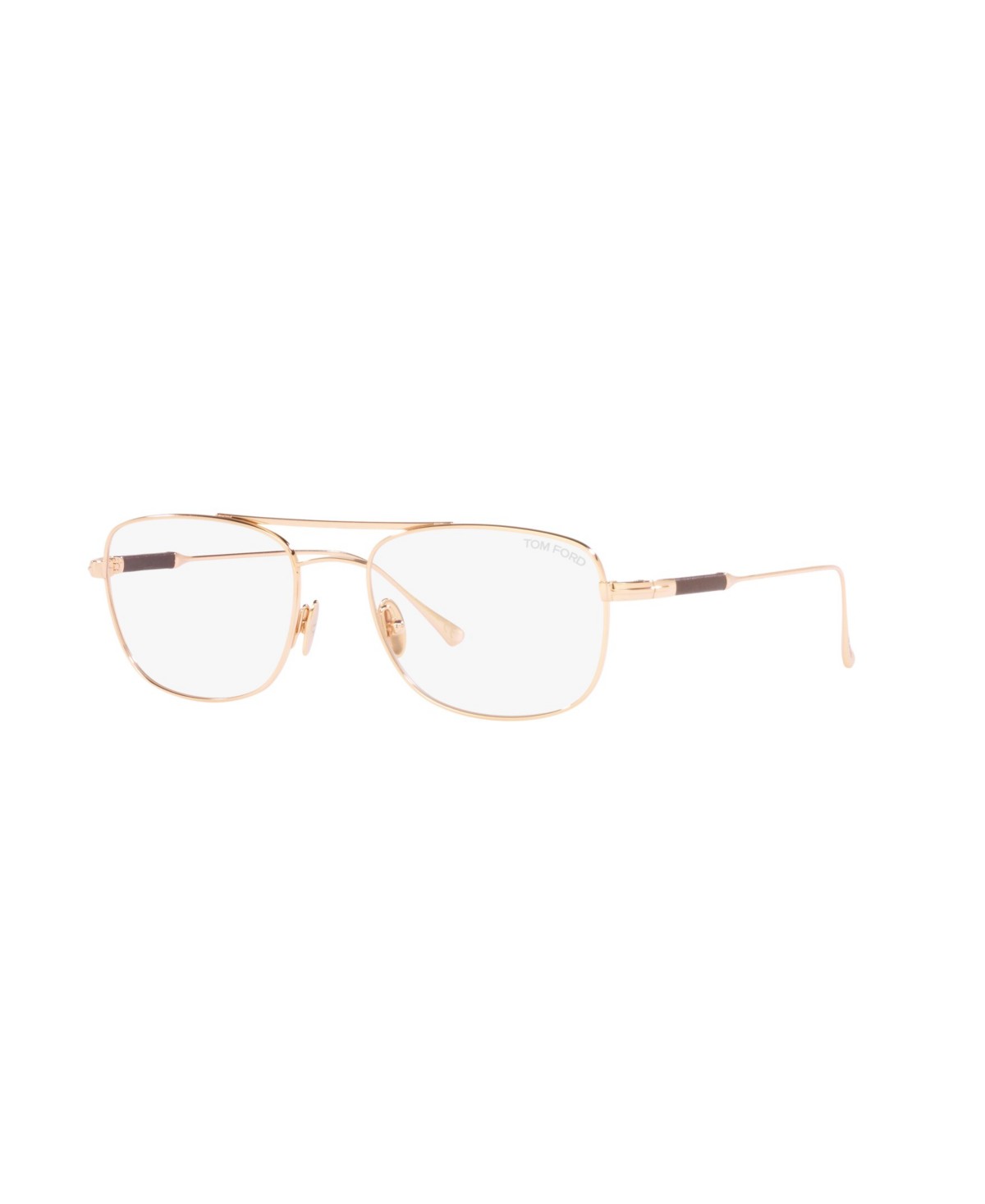 Мужские Tom Ford Man Square Titanium FT5848-P Eyeglasses — фото 2