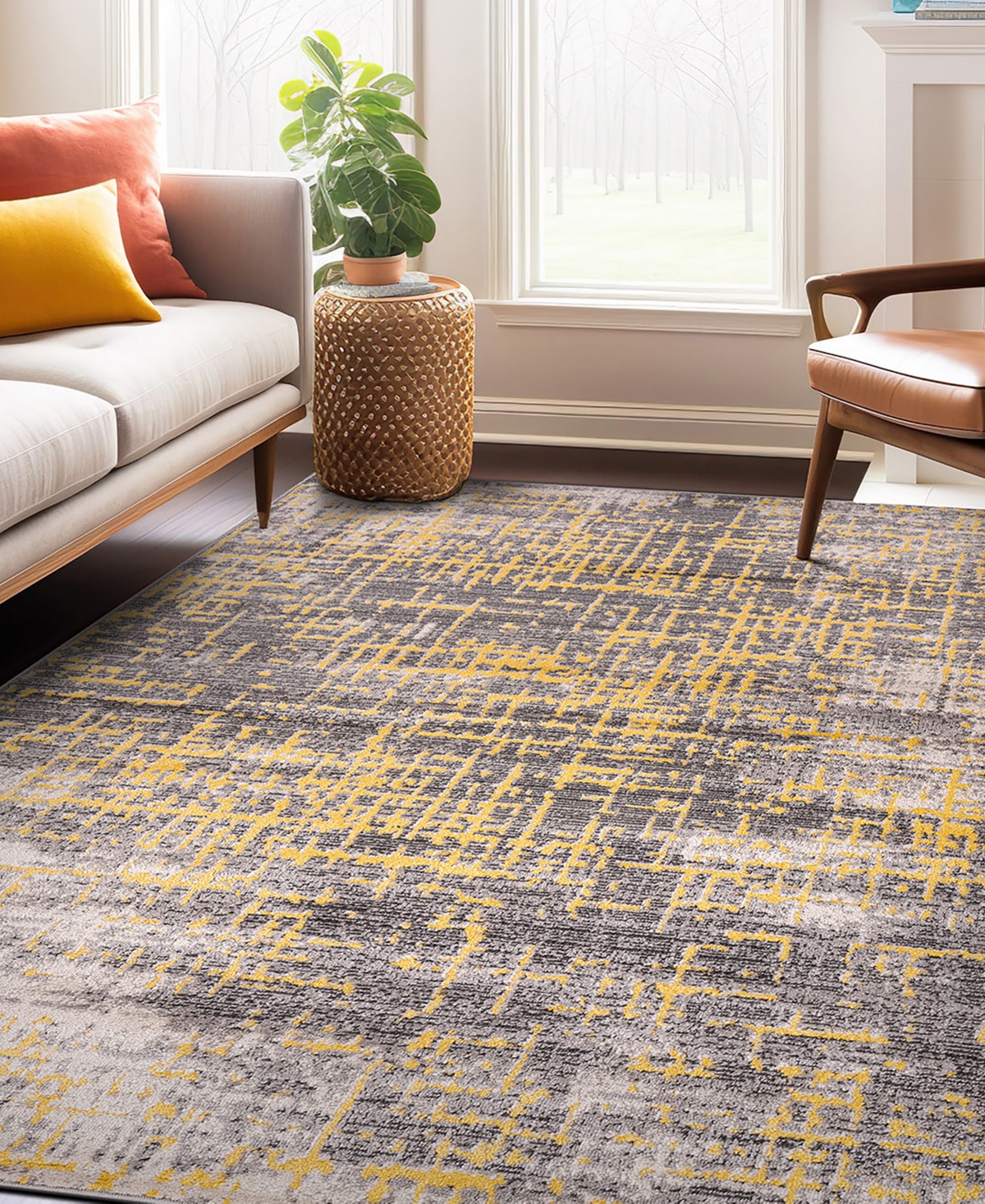 Main Street Rugs County 394 5'x7' Area Rug