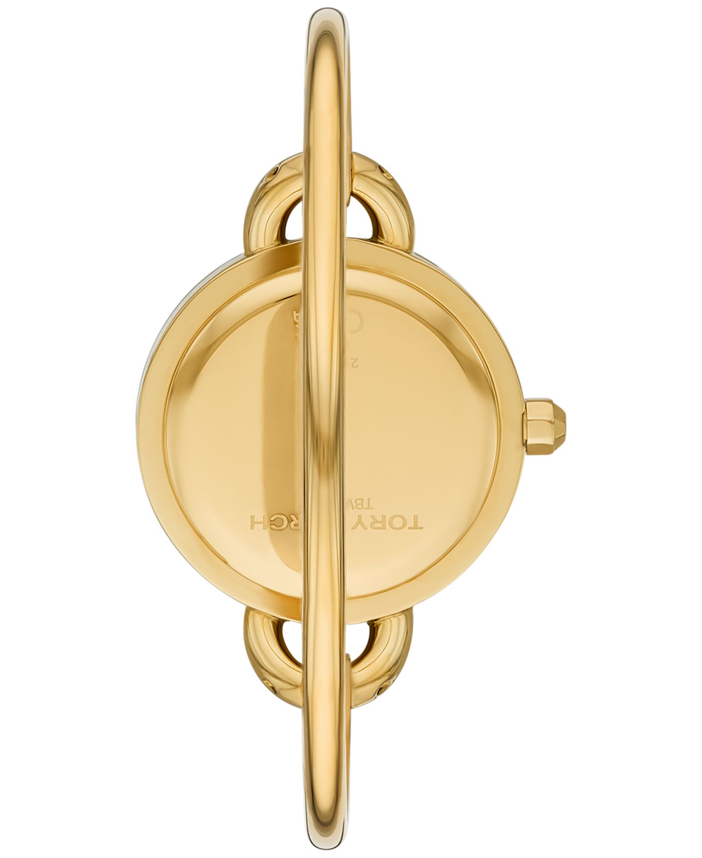 Женские часы Tory Burch The Miller Gold-Tone Stainless Steel Bangle Bracelet Watch 27mm Set — фото 3