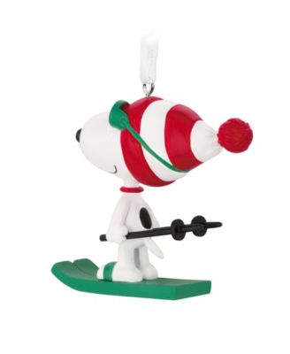 Peanuts Snoopy Skiing Christmas Ornament