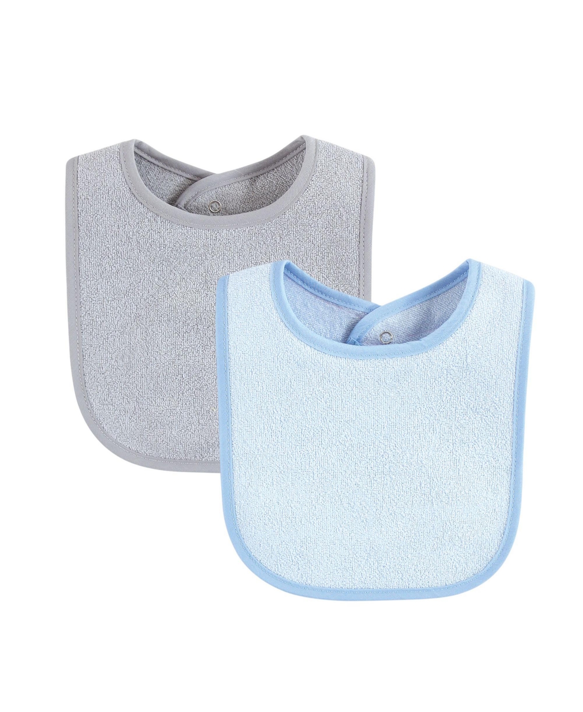 Hudson Baby Drooler Bib with Waterproof Lining, One 10-Pack