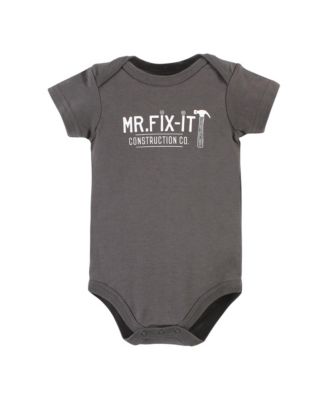 Baby Boys Hudson Essential Cotton Bodysuits 5-Piece Set