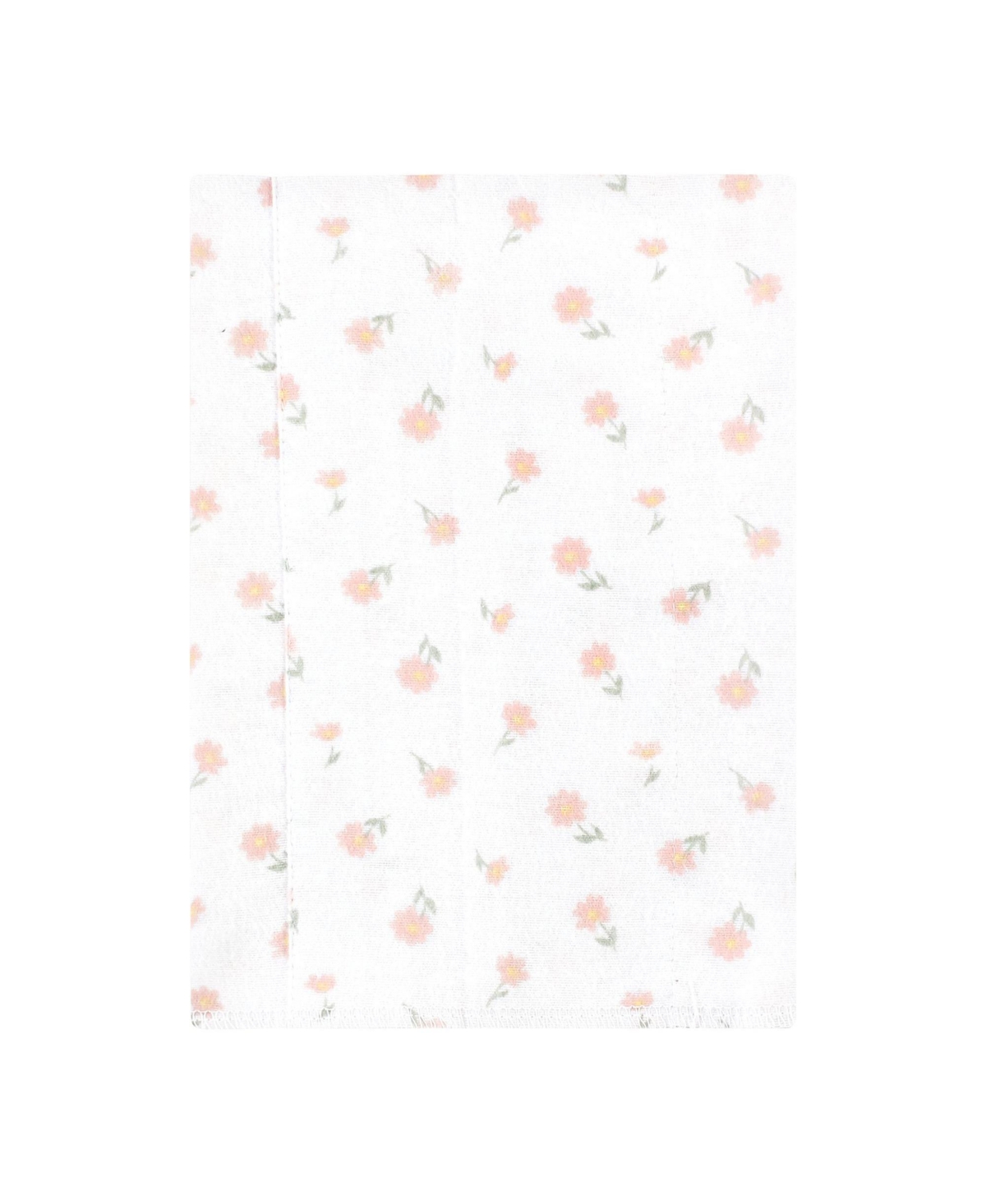 Hudson Baby Infant Girl Cotton Flannel Burp Cloths, Hummingbird Garden 4 Pack, One Size - Hummingbird garden 4 pack