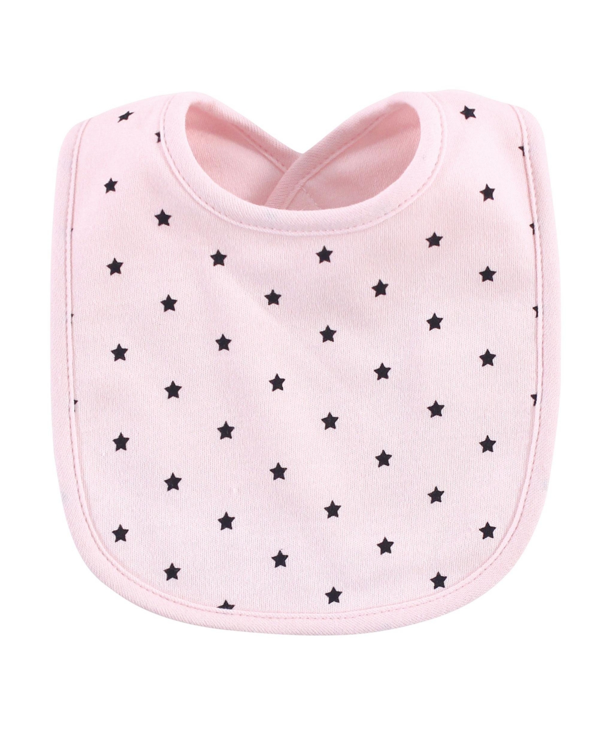 Hudson Baby Girls 5Pk Bibs and Headbands Set