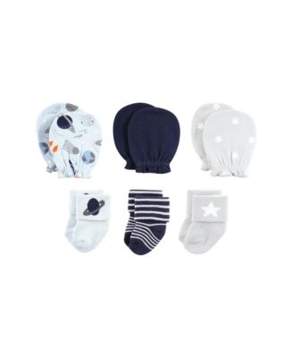 Caps or Headbands, Bibs, Mittens and Socks 12pc Set