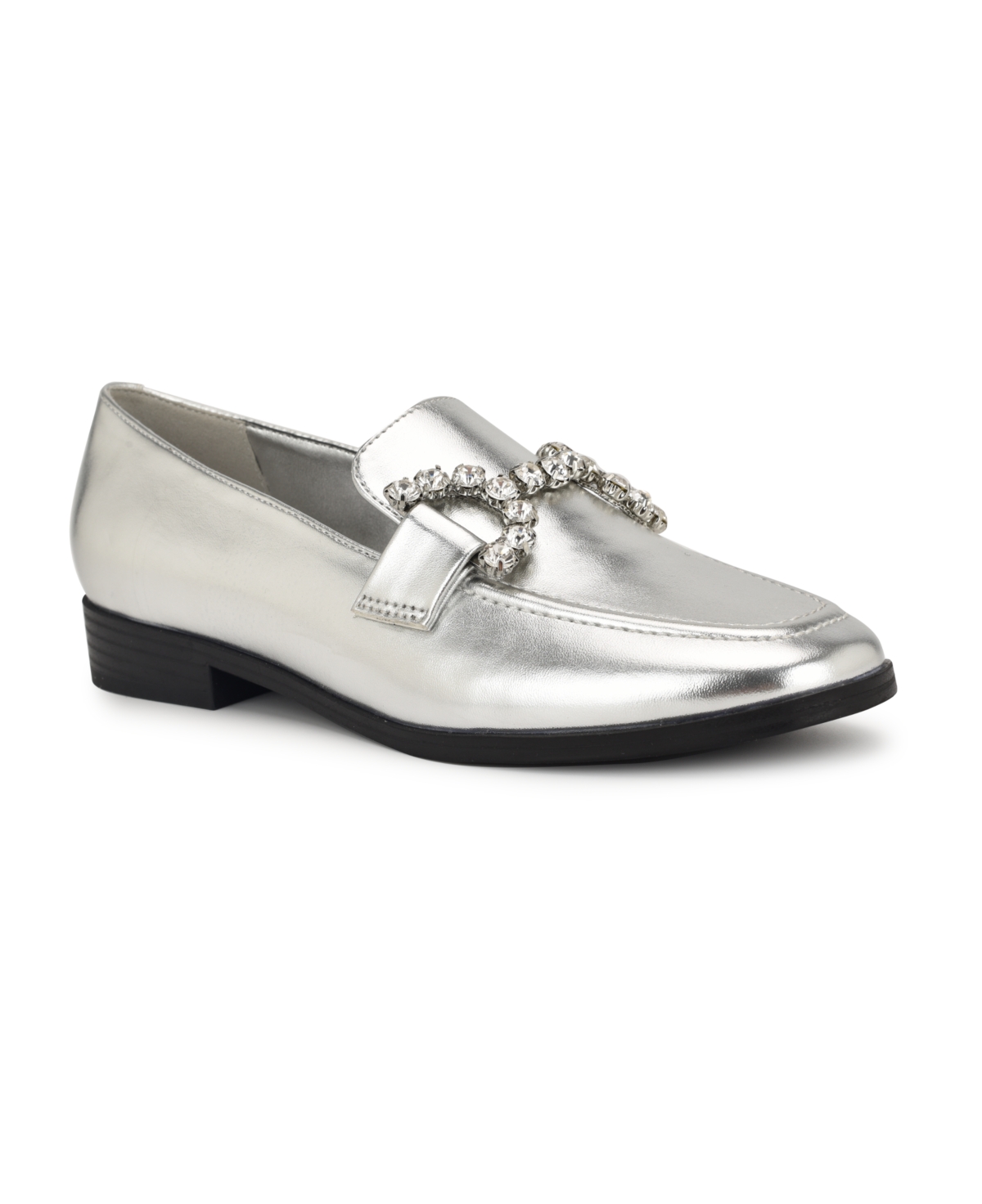Nine West Women's Lilpa Almond Toe Slip-On Dress Flat Loafers
