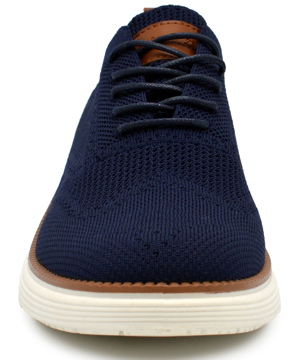 Shop Akademiks Men's Olney Wingtip Knit Oxford Shoes In Grey